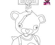 Coloriage &Eacute;quipe Cuddle Fortnite