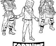 Coloriage Fond d'&eacute;cran Fortnite