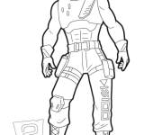 Coloriage Fortnite 8-Ball Stylis&eacute;