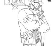 Coloriage Fortnite Abstrakt 