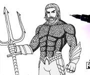 Coloriage  Fortnite Aquaman Skin 