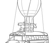 Coloriage Fortnite Battle Bus