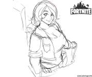 Coloriage Fortnite Battle Royale au crayon
