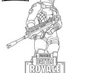Coloriage Fortnite Battle Royale Poster de Moonwalker