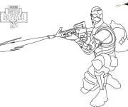 Coloriage Fortnite Battle Royale Saison 8 