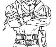 Coloriage Fortnite Burnout