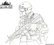 Coloriage  Fortnite Burnout r&eacute;aliste