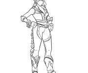 Coloriage Fortnite Calamit&eacute; 