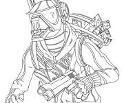 Coloriage Fortnite Dj Yonder