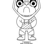 Coloriage Fortnite Doggo