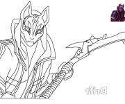 Coloriage Fortnite Drift