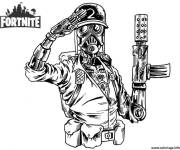Coloriage Fortnite Jason Skin