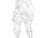 Coloriage Fortnite Jonesy The First