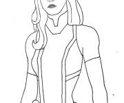 Coloriage Fortnite Mystique skin