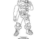 Coloriage Fortnite N&eacute;on Llama