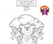 Coloriage Fortnite Ourson