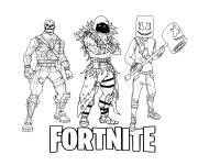 Coloriage Fortnite Poster