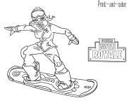 Coloriage Fortnite Powder Skin