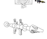 Coloriage Fortnite Rocket Launcher