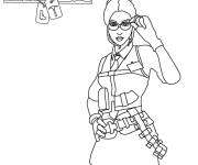 Coloriage Fortnite Rook