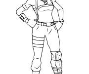 Coloriage Fortnite Snorkel Opsial