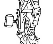 Coloriage Fortnite Thor 