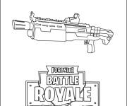 Coloriage Fusil De Chasse Fortnite