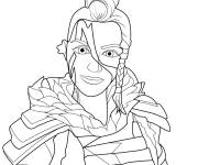 Coloriage Huntress Fortnite 
