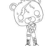 Coloriage Le Mecha Cuddle de Fortnite