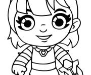 Coloriage Lexa Fortnite