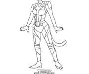 Coloriage Lynx Max Fortnite