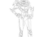 Coloriage Marshmallow Fortnite Skin profile