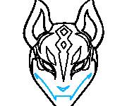 Coloriage Masque Drift Skin Fortnite