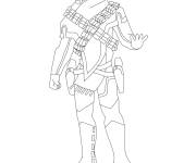 Coloriage Menace Fortnite