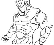 Coloriage Omega Skin au crayon