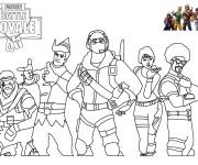 Coloriage et dessins gratuit Personnages Fortnite  à imprimer