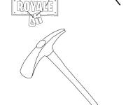 Coloriage Pickaxe Fortnite