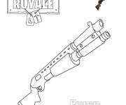 Coloriage Pump Shotgun Fortnite