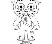 Coloriage Rabbit Raider Skin de Fortnite