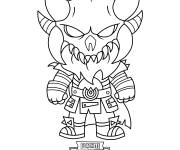 Coloriage Ragnarok Skin simple
