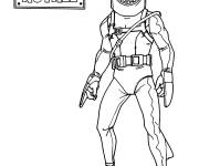 Coloriage Rex Skin de Jeu Fortnite