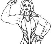 Coloriage She Hulk Personnage Fortnite 