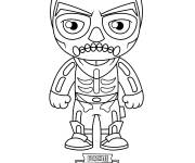Coloriage Skull Ranger de Fortnite