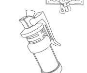 Coloriage Stink Bomb Fortnite