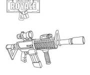 Coloriage Thermal Scope Assault Rifle Fortnite