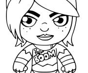 Coloriage TNTina Skin Fortnite