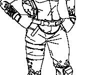 Coloriage Tricera Ops Fortnite Skin