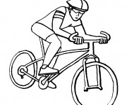 Coloriage Cyclisme pendant Le Tour de France