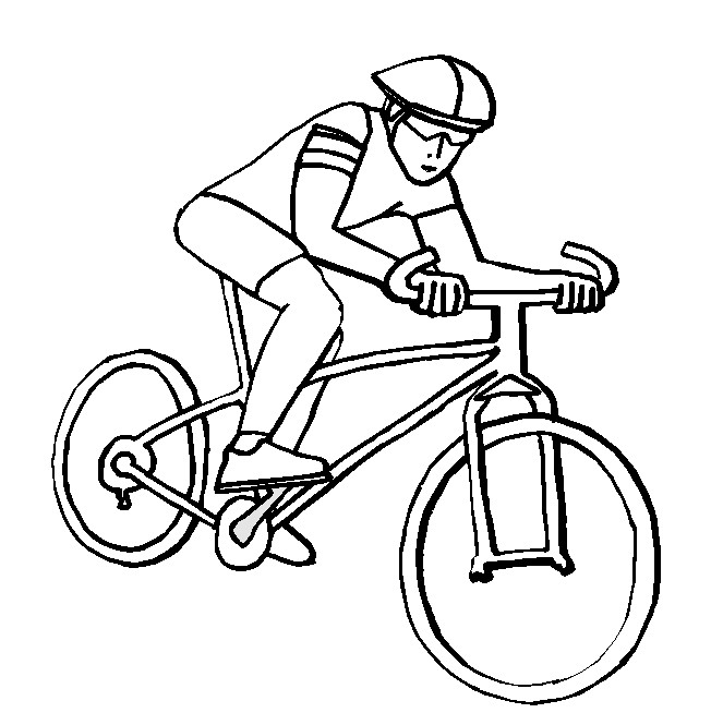 Coloriage et dessins gratuits Cyclisme pendant Le Tour de France à imprimer