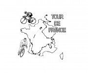 Coloriage Cyclisme Tour De France